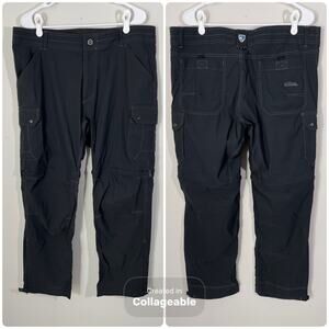 Kuhl Renegade Stealth Pants Mens 38 X 30 Convertible Zip Off Cargo Shorts